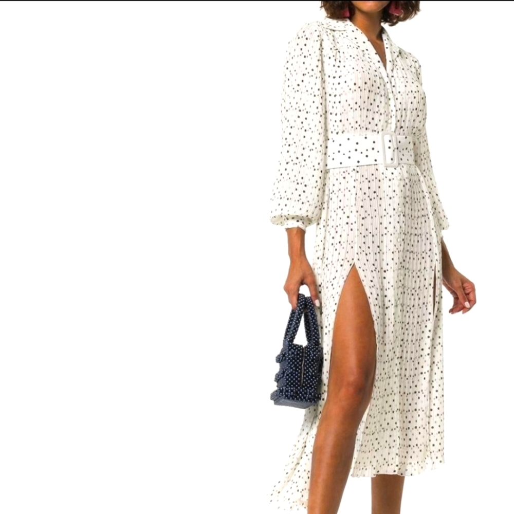 Rotate Birger Christensen Polka Dot Dress